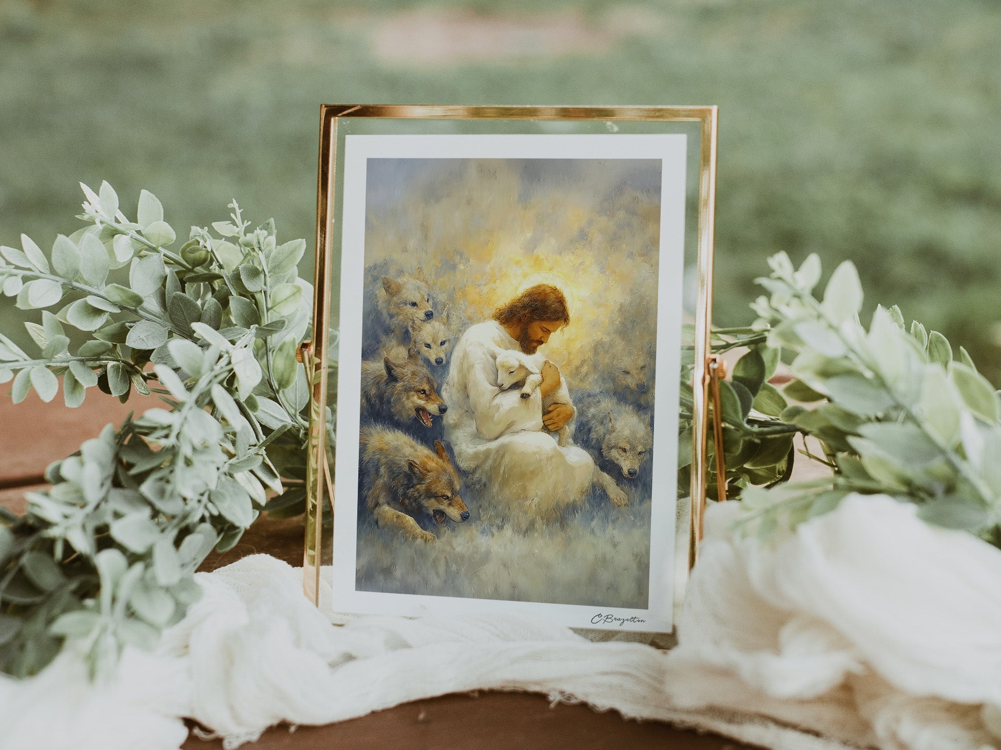 He Rescued Me #2 | Signed Handmade Art Print