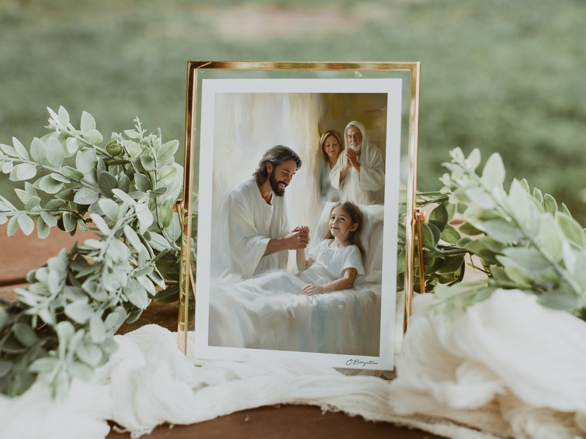 Resurrection and Life | Signed Handmade Art Print