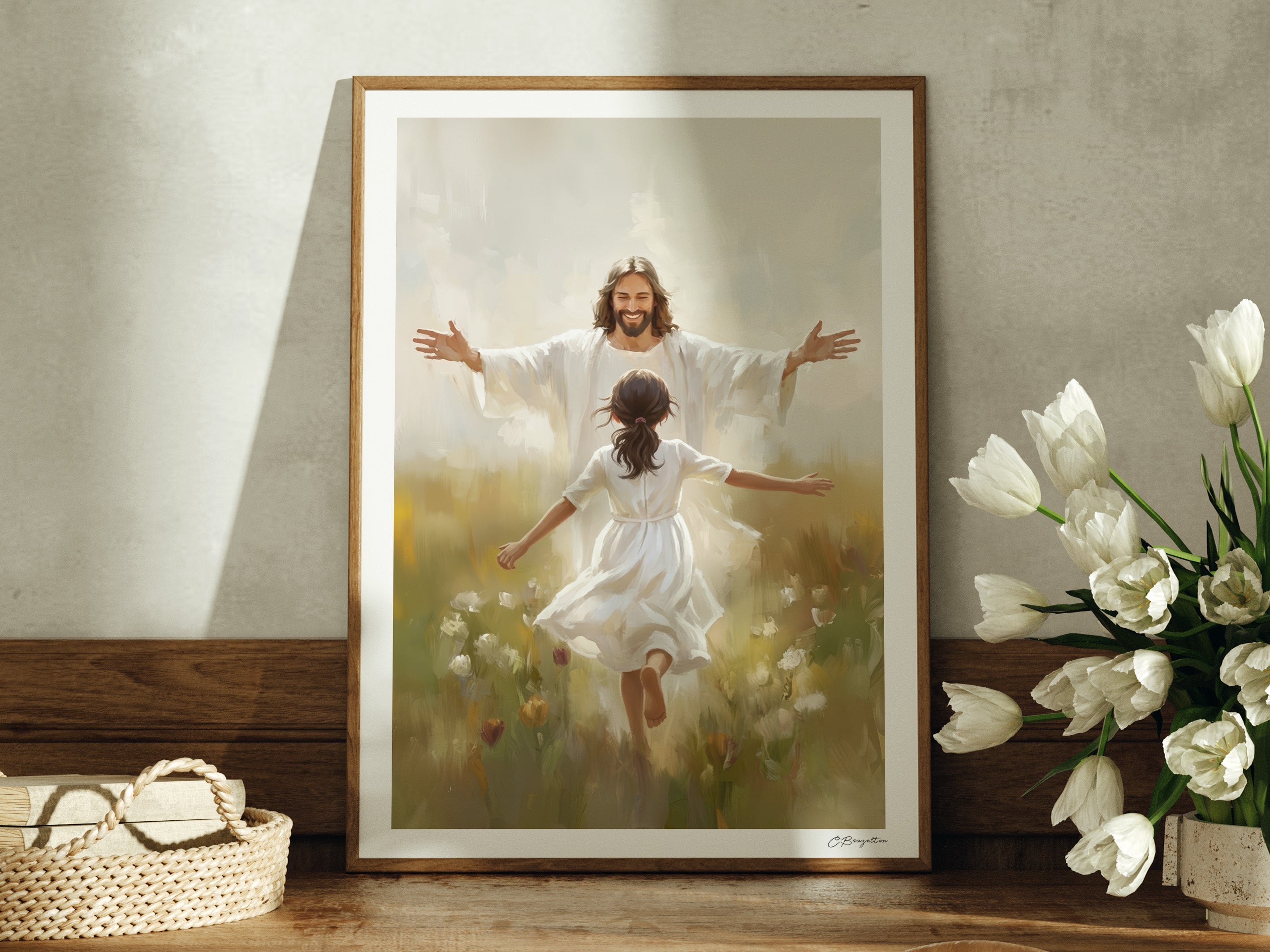 Everlasting Arms | Signed Handmade Art Print