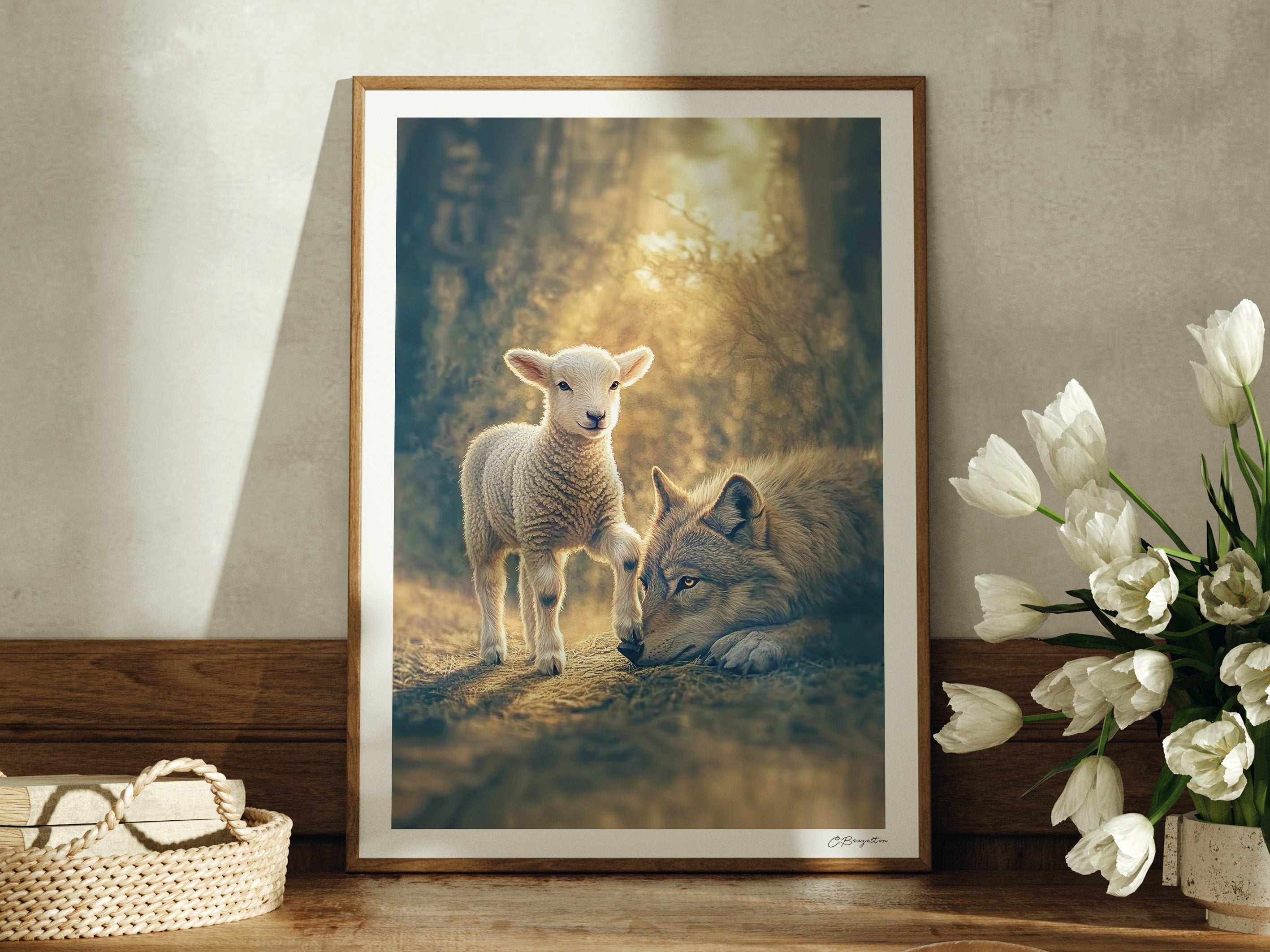 Under His Feet | Signed Handmade Art Print