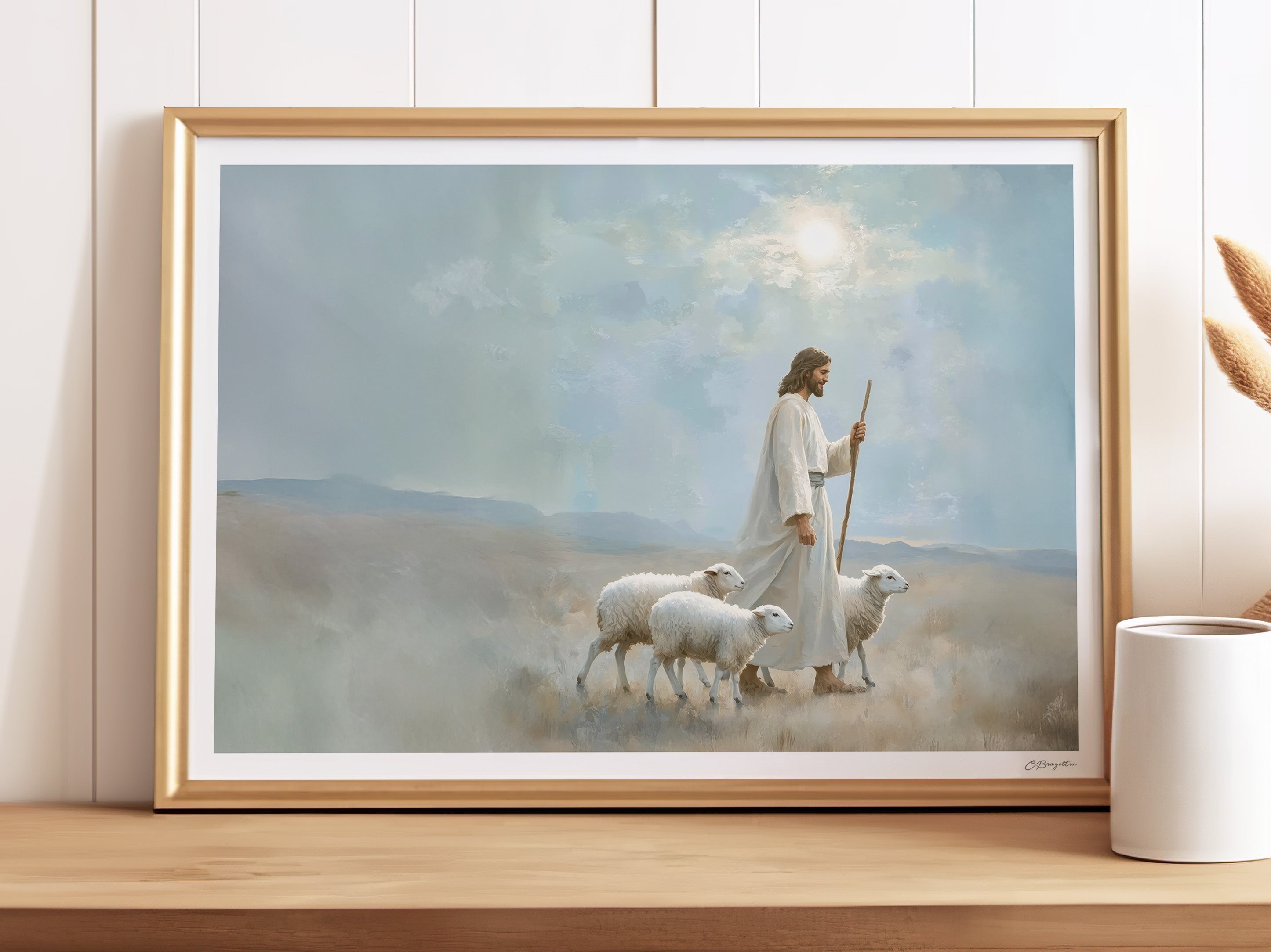 My Shepherd | Signed Handmade Art Print