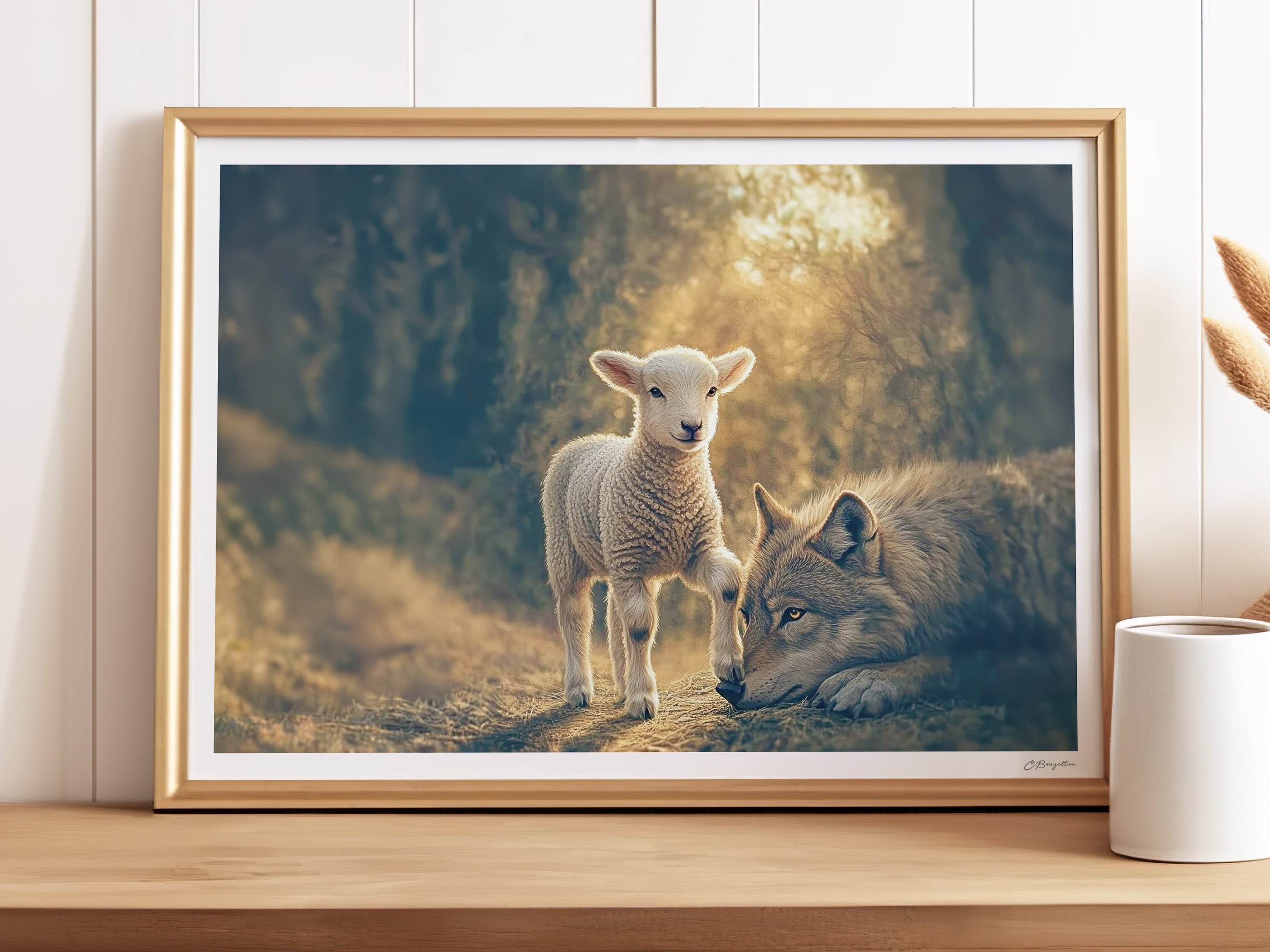 Under His Feet | Signed Handmade Art Print