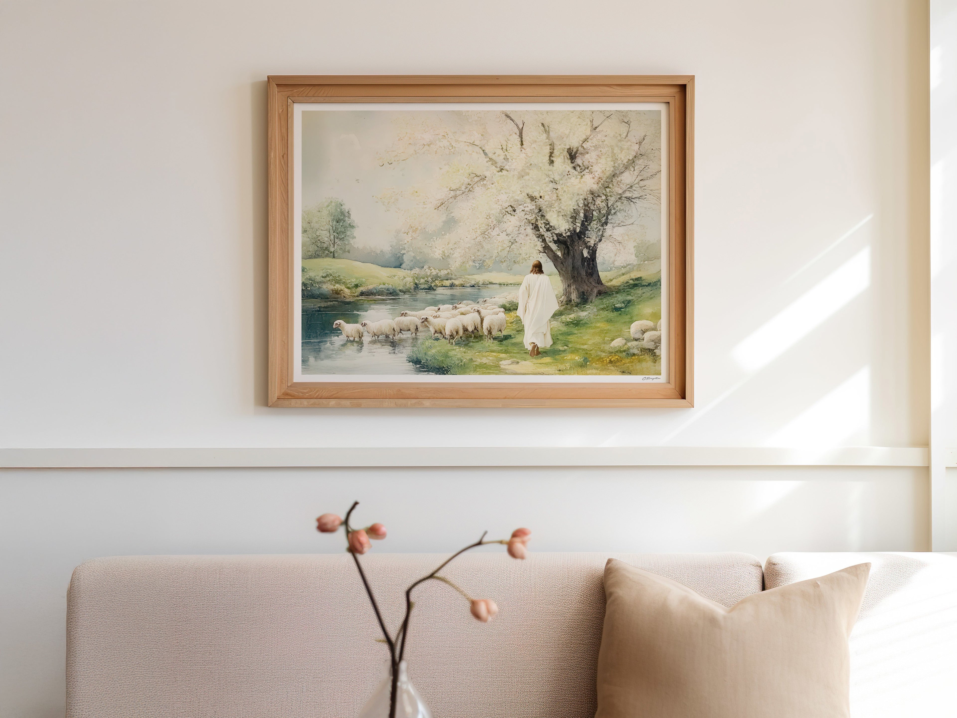 Beside the Still Waters | Signed Handmade Art Print