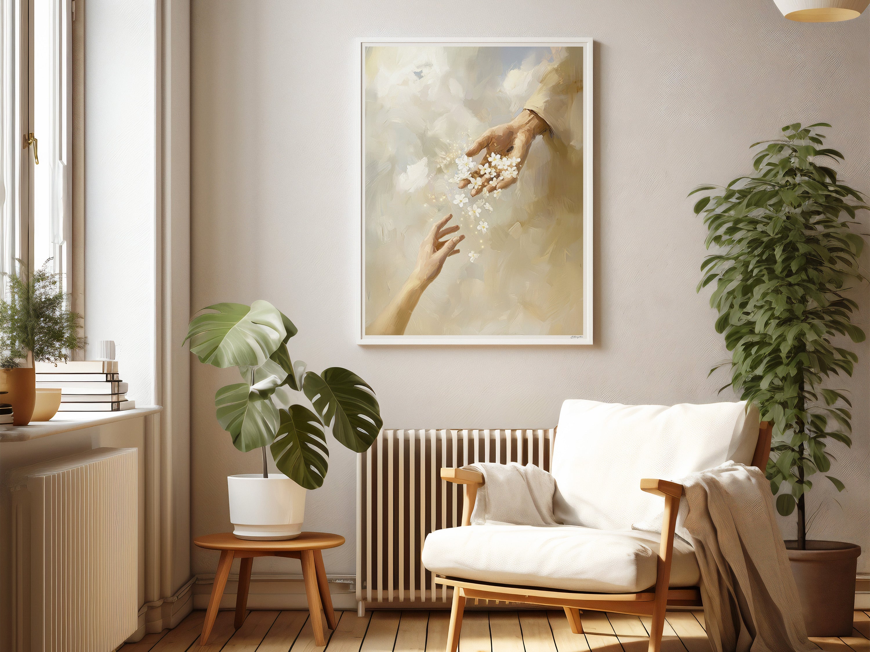 Reaching for Him | Signed Handmade Art Print