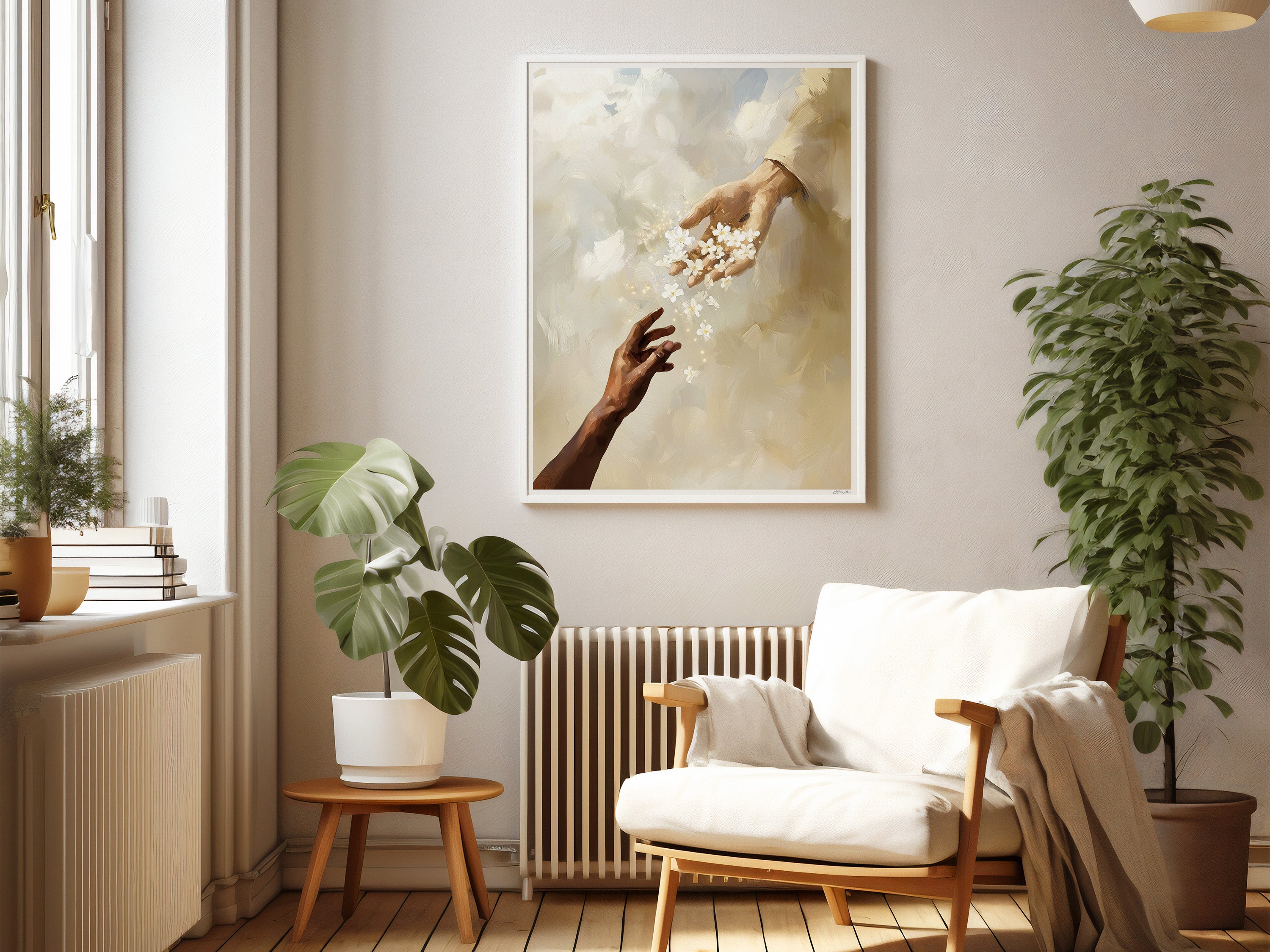 Reaching for Him | Signed Handmade Art Print
