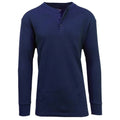 Men's Long Sleeve Thermal Henley Shirt