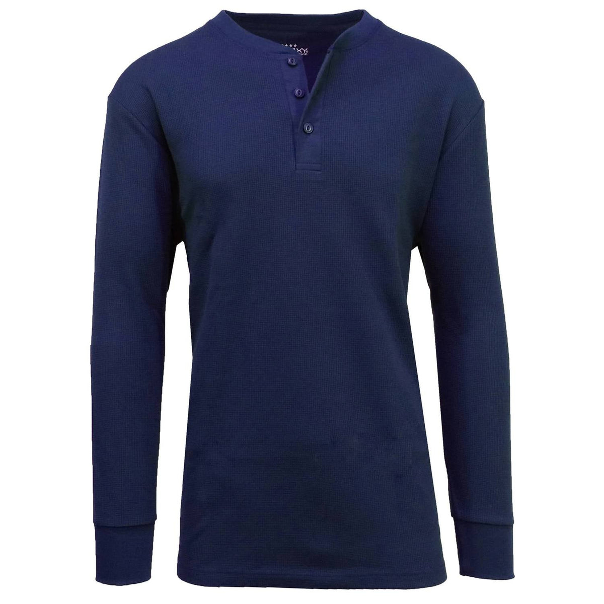 Men's Long Sleeve Thermal Henley Shirt