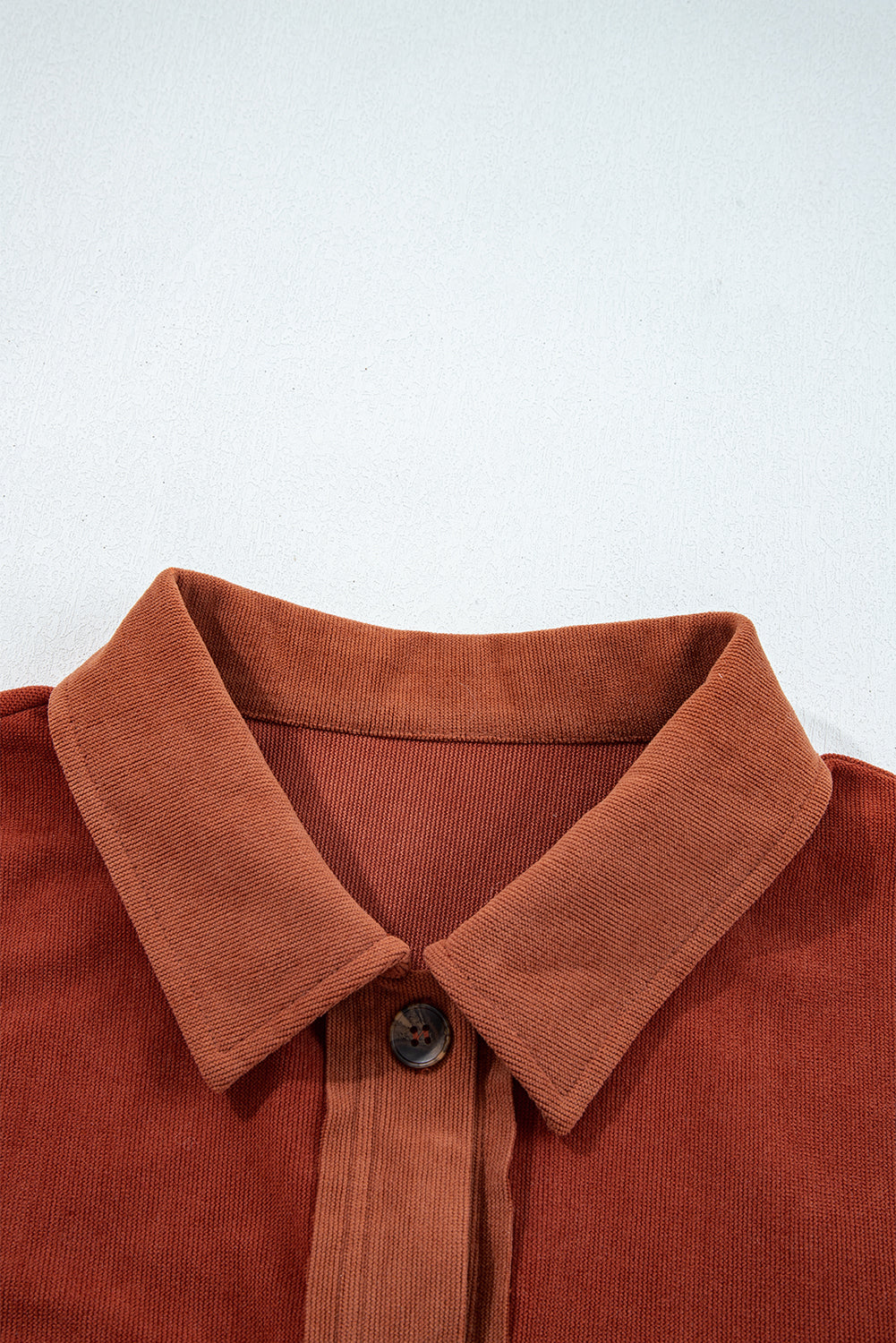 Andrea Drop Shoulder Casual Shacket-Threaded Pear