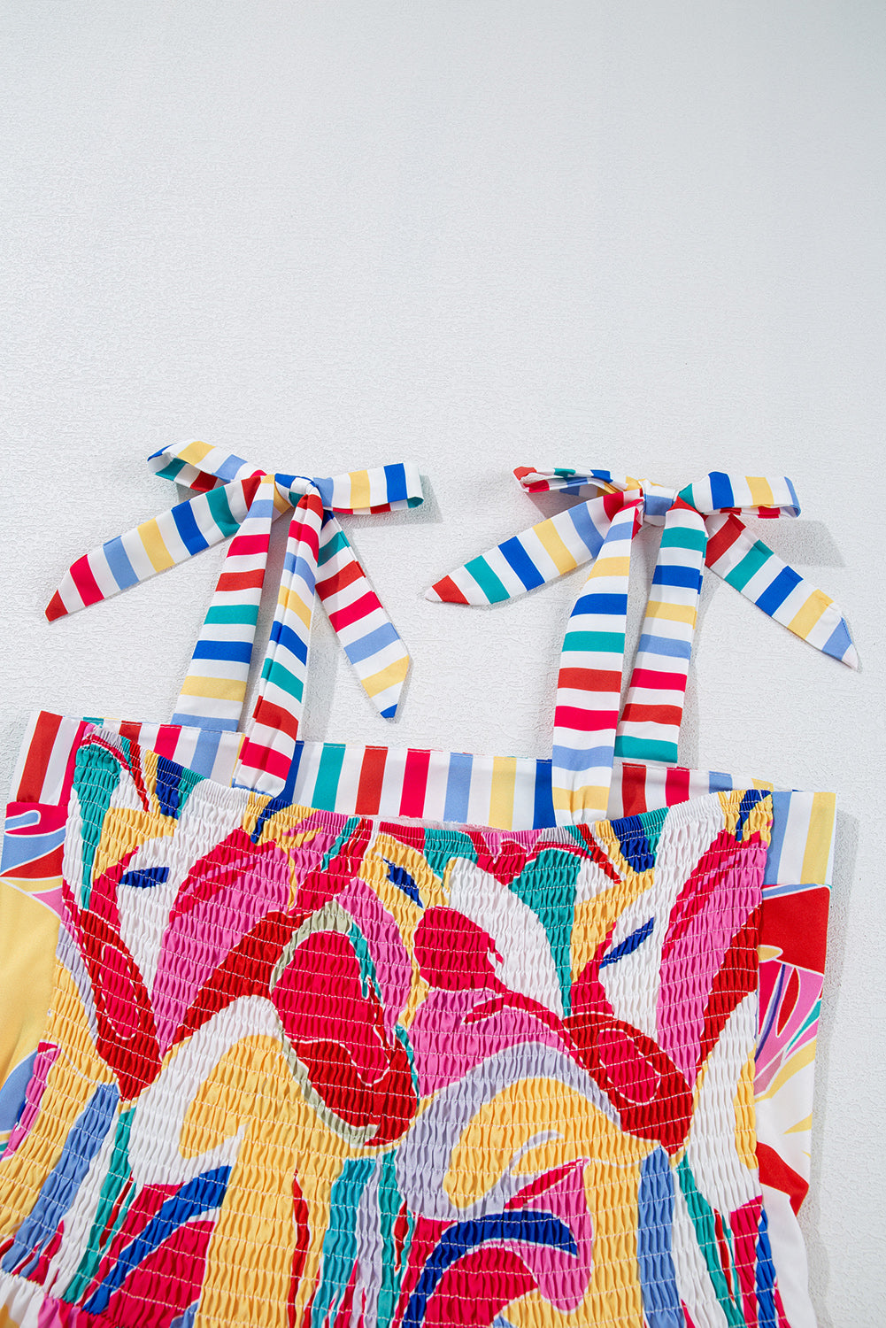 Milan Striped Trim Maxi Sundress