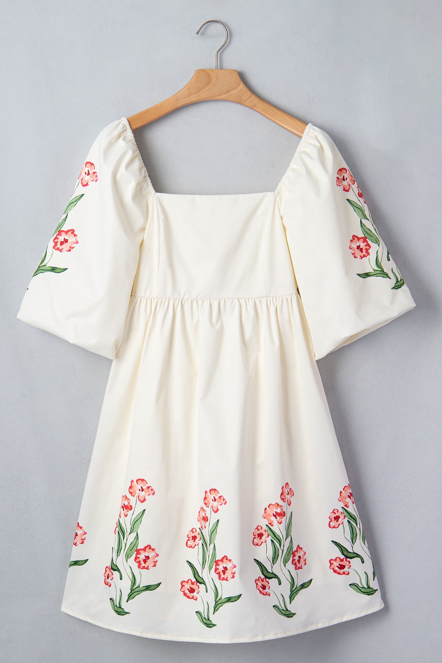 Greta Puff Sleeve Babydoll Dress