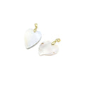 Mother of Pearl Abalone Shell Heart Shape Charm, Sku#LX461