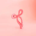 Pink Bow Hair Clip