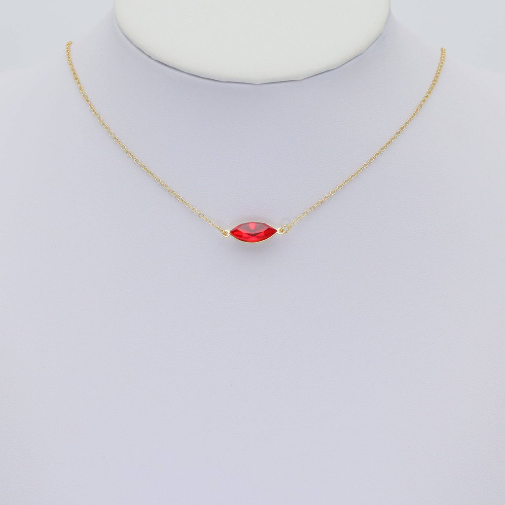 Colorful  CZ Eye Shape Connector Charm, Sku#Y930
