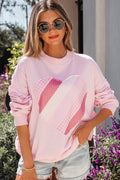 Matilda Sweetheart Patchwork Oversize Sweatshirt