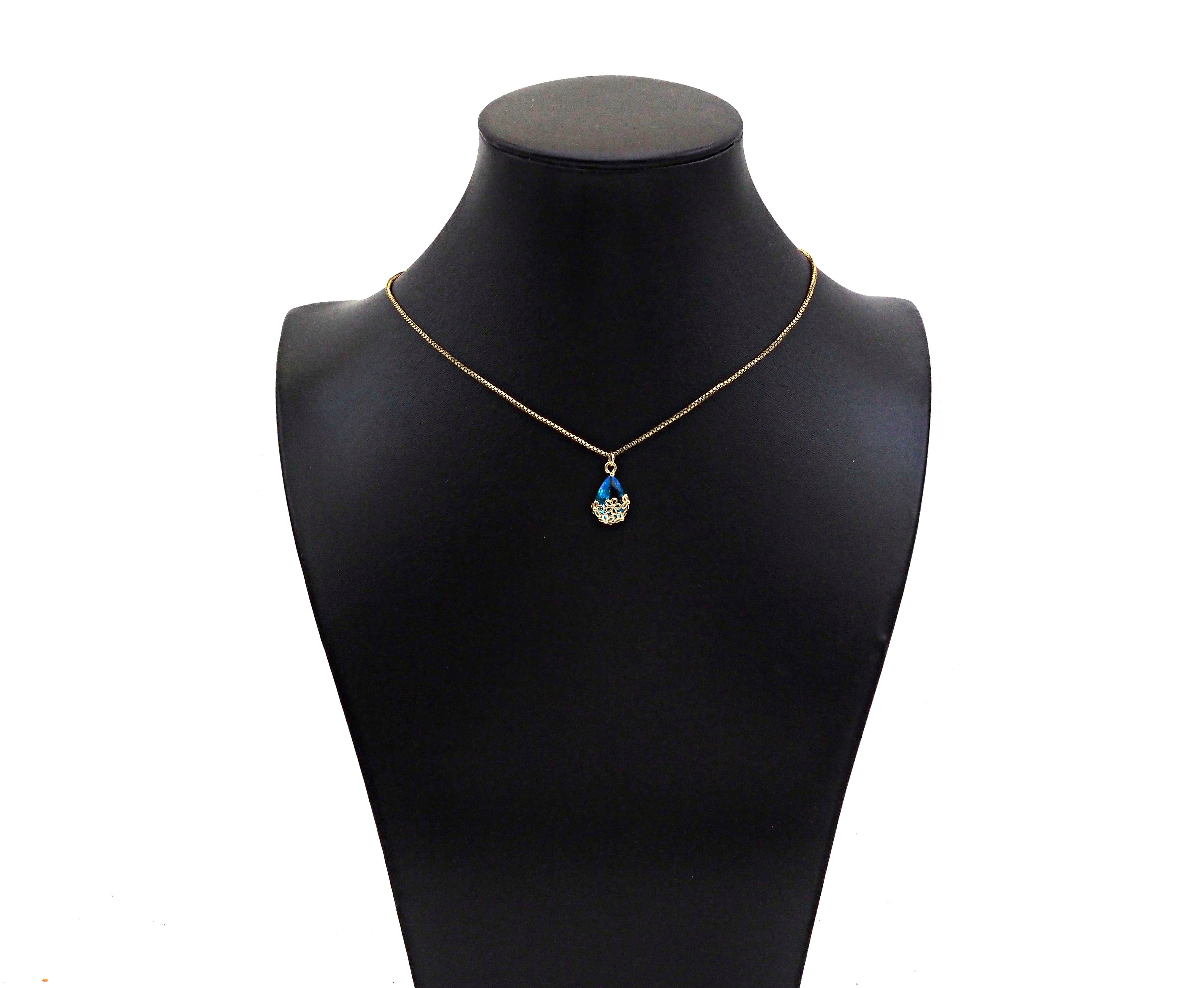 Gold Filled Colorful Quartz Teardrop Shape Pendant, 14K Gold Filled Clear/Blue/Pink/Purple Charm, Necklace Bracelet Charm, 10x16mm, Sku#ZX14