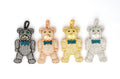 CZ Micro Pave Teddy Bear Pendant/Charm, Cubic Zirconia Focal Bear Pendant, Gold/Silver/Rose Gold/Black, 40mm, SKU#F516