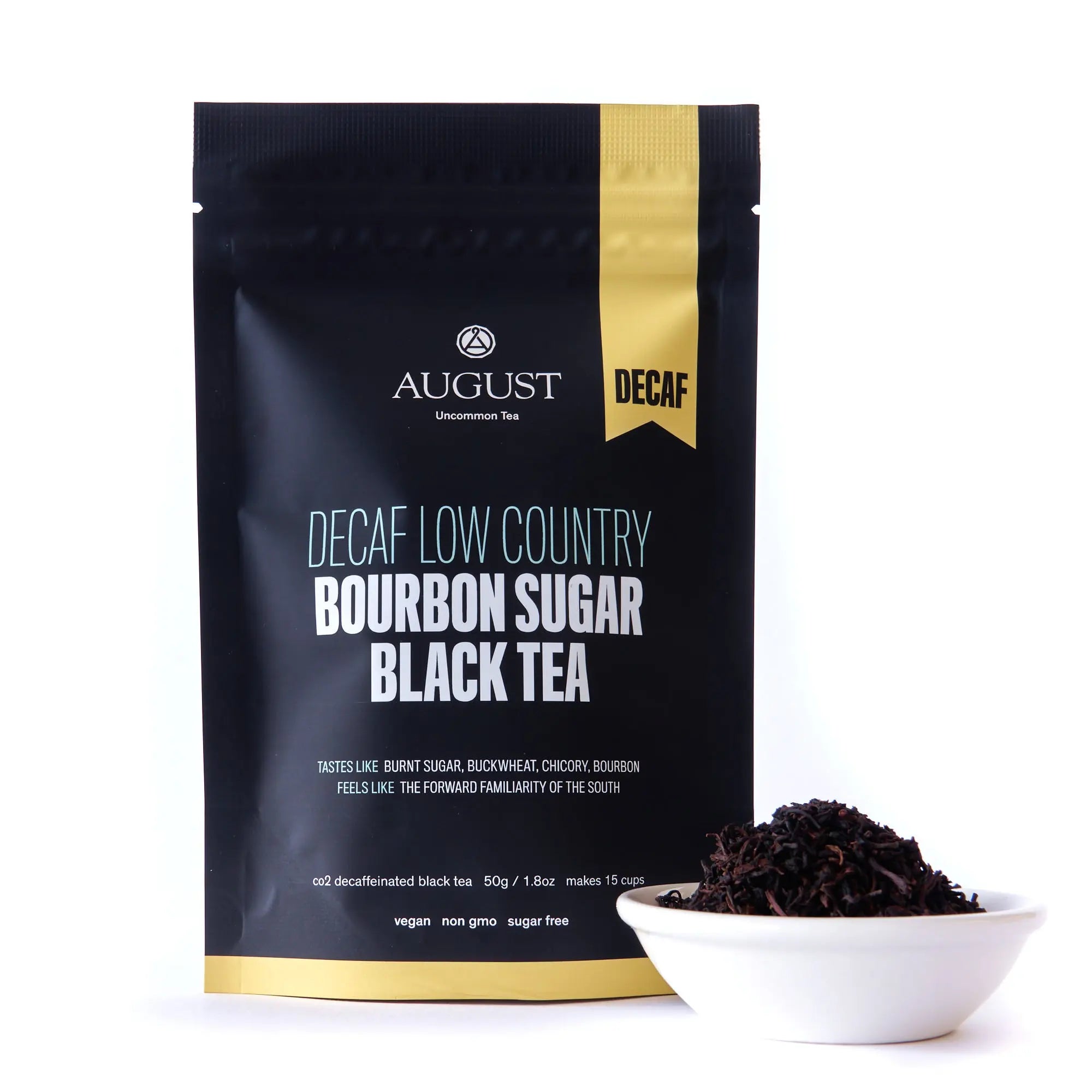 Decaf Low Country - Bourbon Flavored Sugar Black Tea
