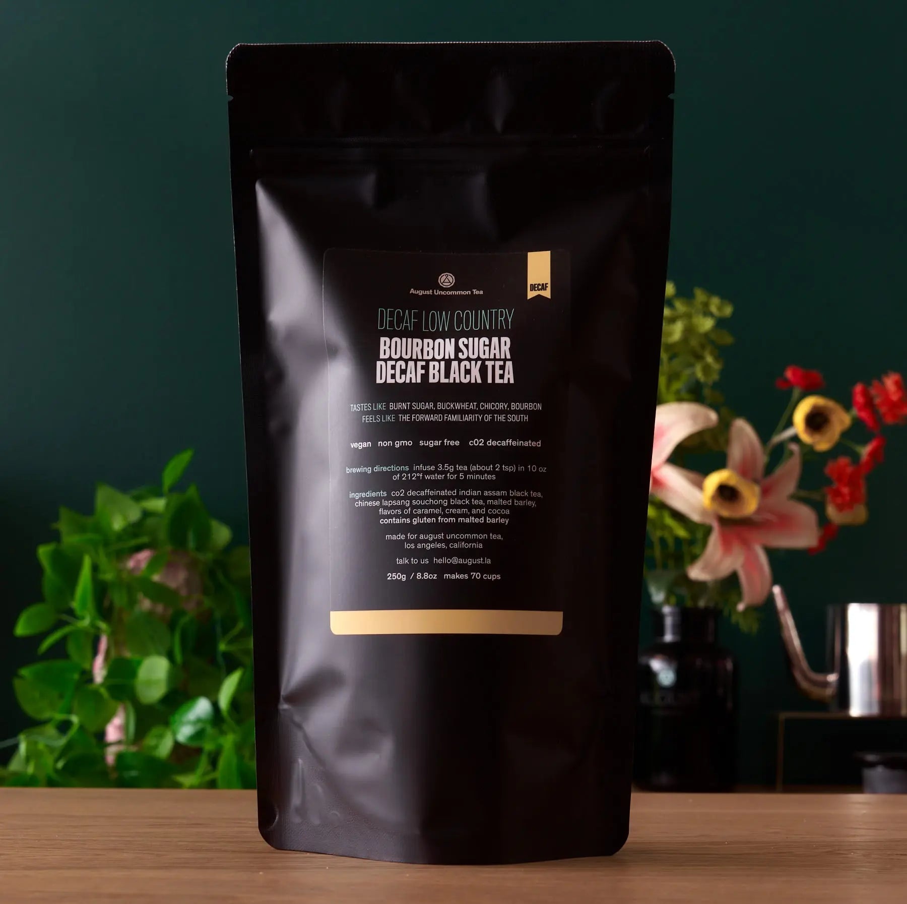 Decaf Low Country - Bourbon Flavored Sugar Black Tea