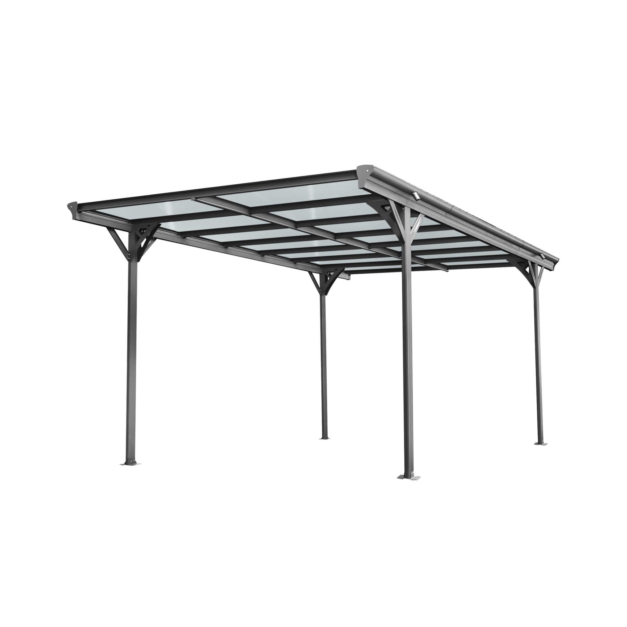 10x16' Alora Heavy-Duty Outdoor Driveway Pergola