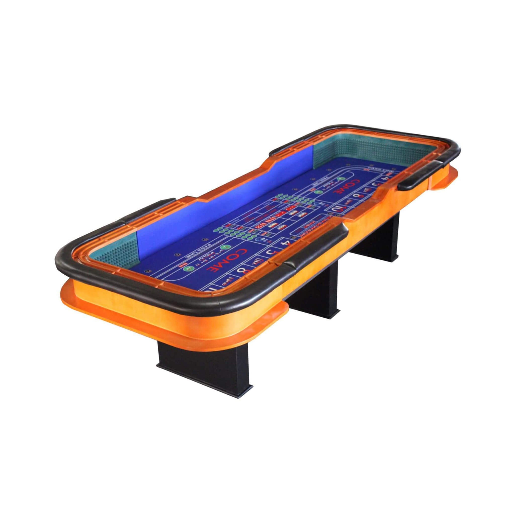 12FT Deluxe Casino Craps Game Table With Full Drink Rail (SAK68021)