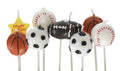 9 Sports Birthday Candles Pack