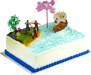 Pirate Toppers Cake Decorations Kit