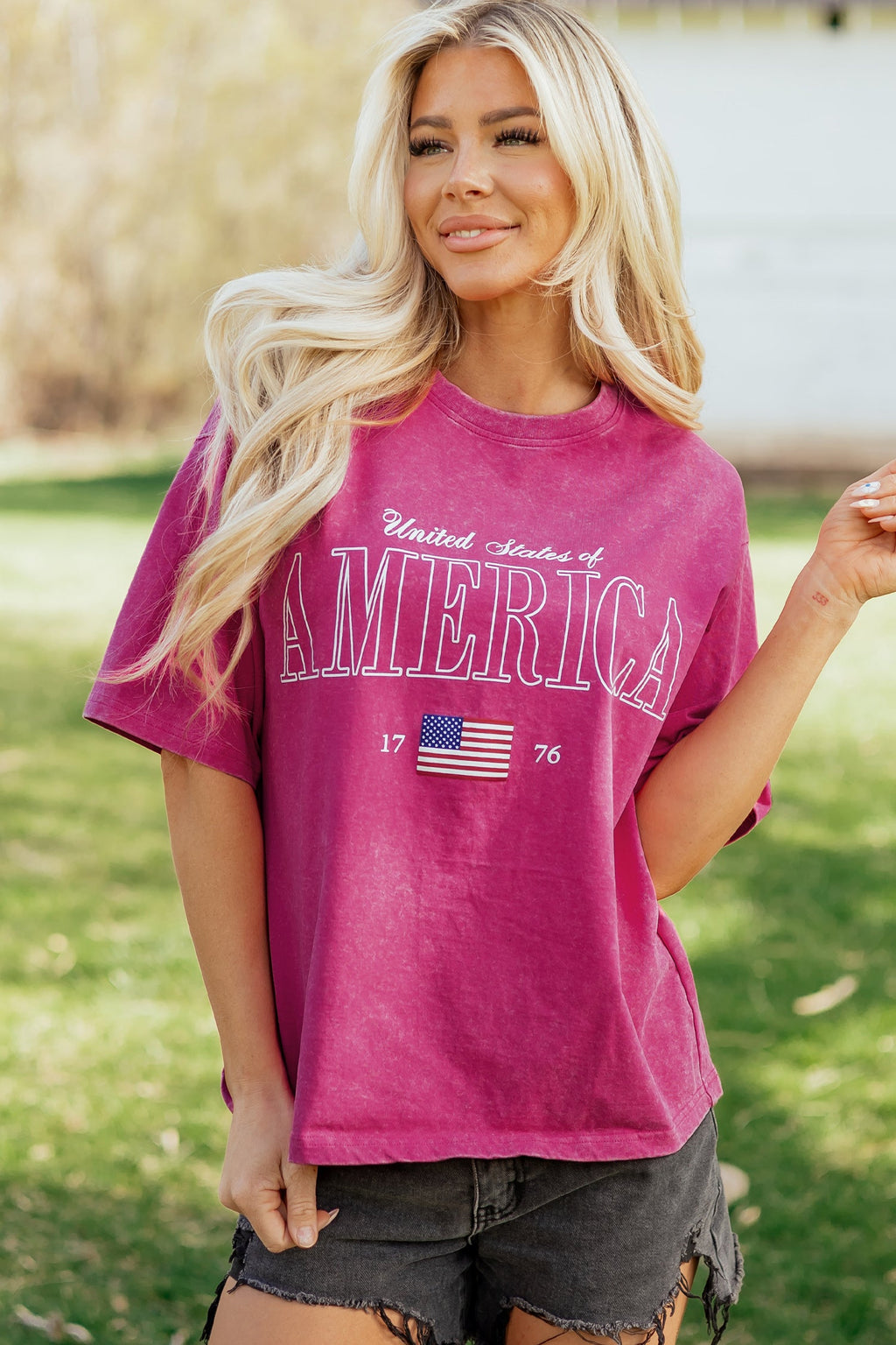 Emmy Mineral Wash Cotton Tee