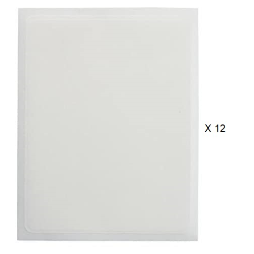 Oasis Supply Ultra Premium, Pliable, Non Cracking Icing Sheets, White (8.5" x 11.5") — 12 or 24 ct