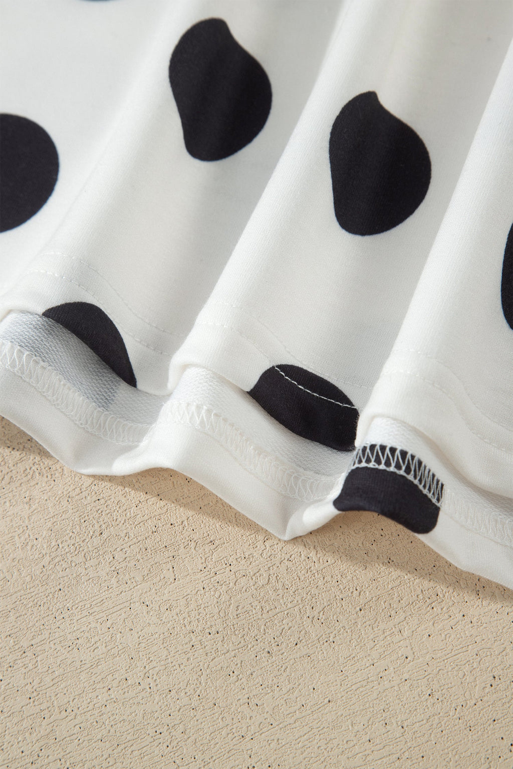 Aurelia Dot Short Sleeve Top Set-Threaded Pear