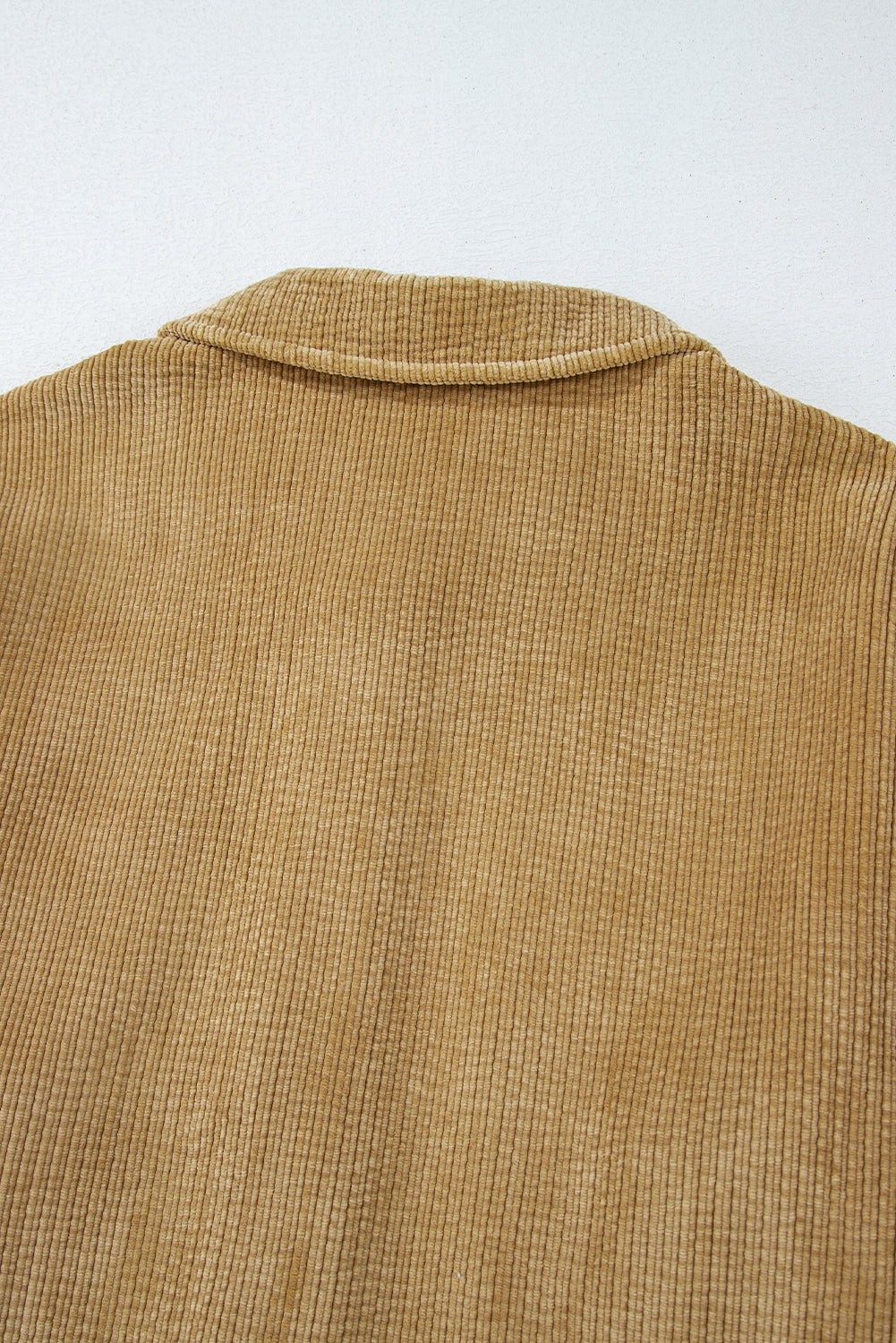 Giuliana Patched Up Corduroy Shacket-Threaded Pear