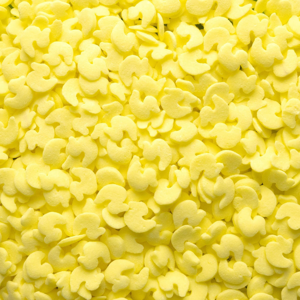 Edible Confetti Rubber Duck Sprinkles & Sugar Shape Decorations