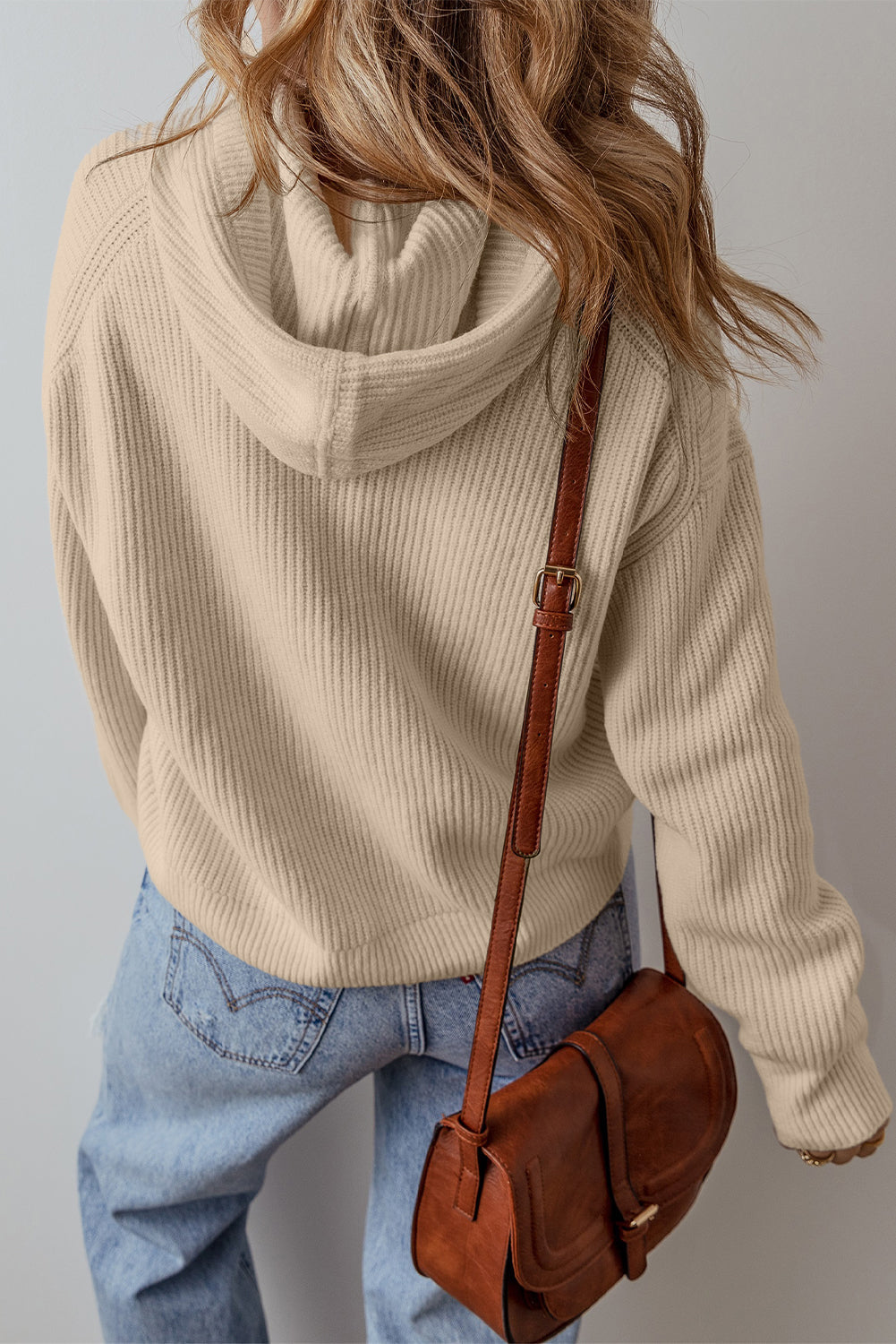 Hadlee Drop Shoulder Pullover Sweater-Threaded Pear