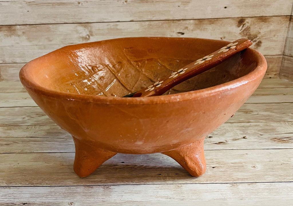 Authentic Mexican Molcajete with Spoon - Medium