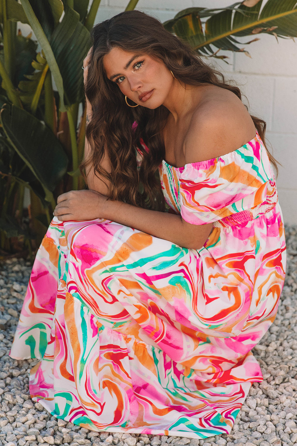 Avery Smocked Bust Maxi Dress
