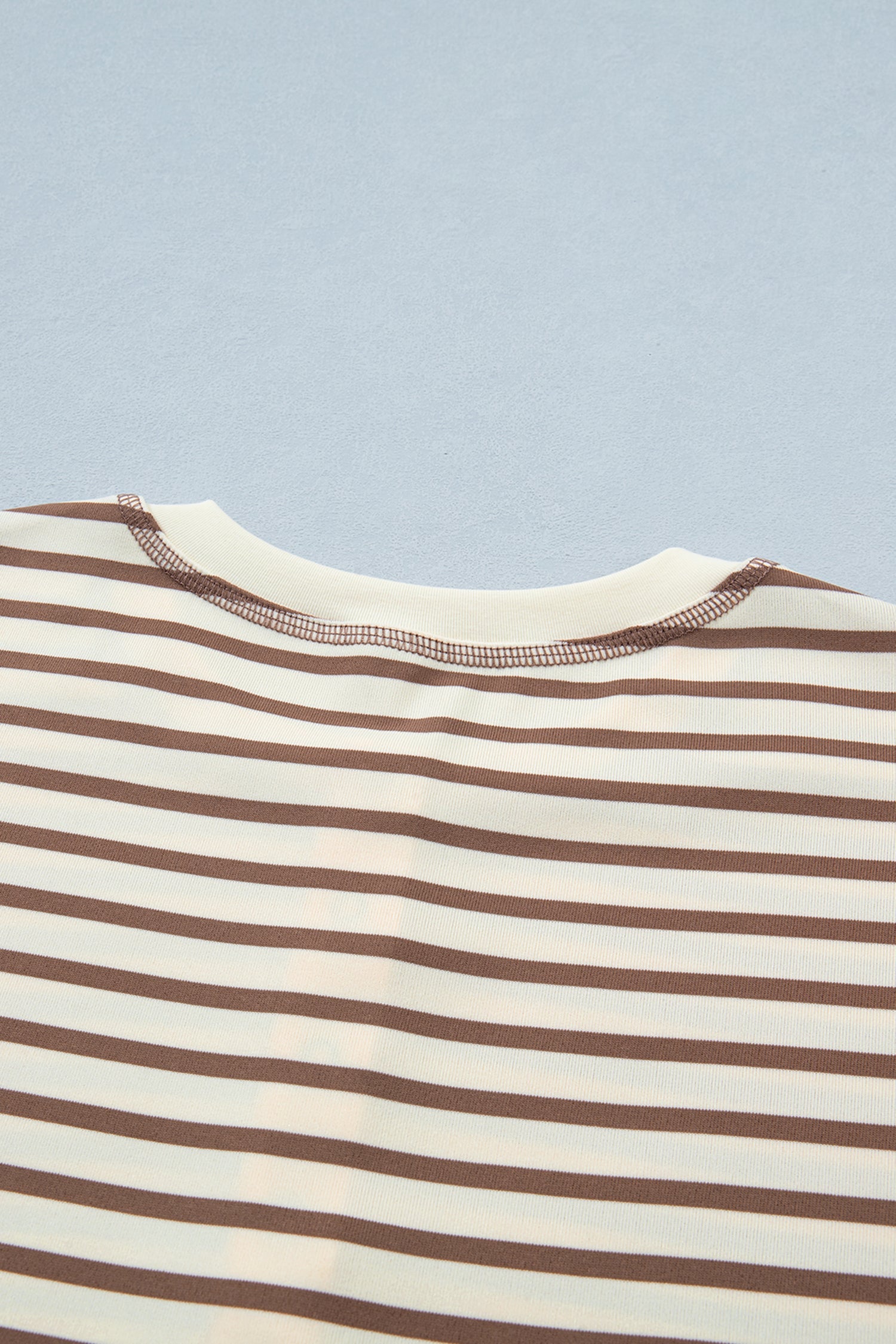 Keira Stripe Half T Shirt