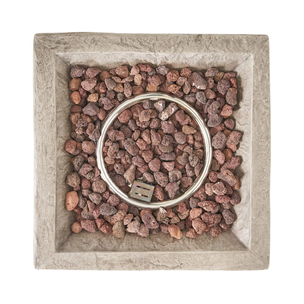Alora 19-Inch Outdoor 40K BTU Natural Stone Fire Column (SAK36771)