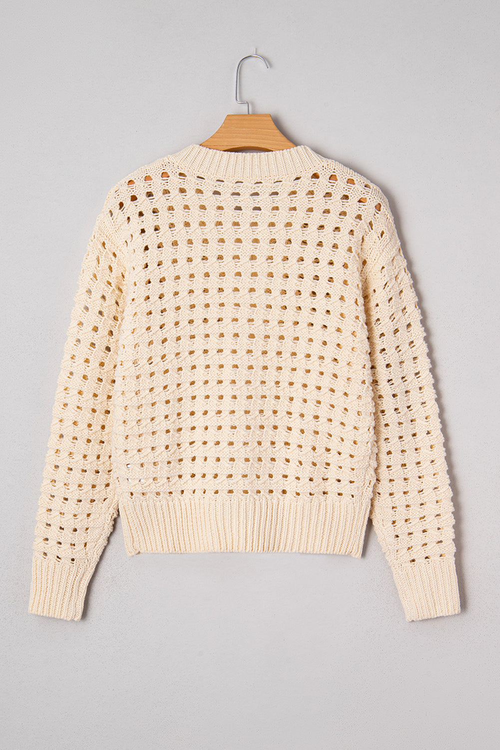 Ariella Up Drop Shoulder Sweater-Threaded Pear