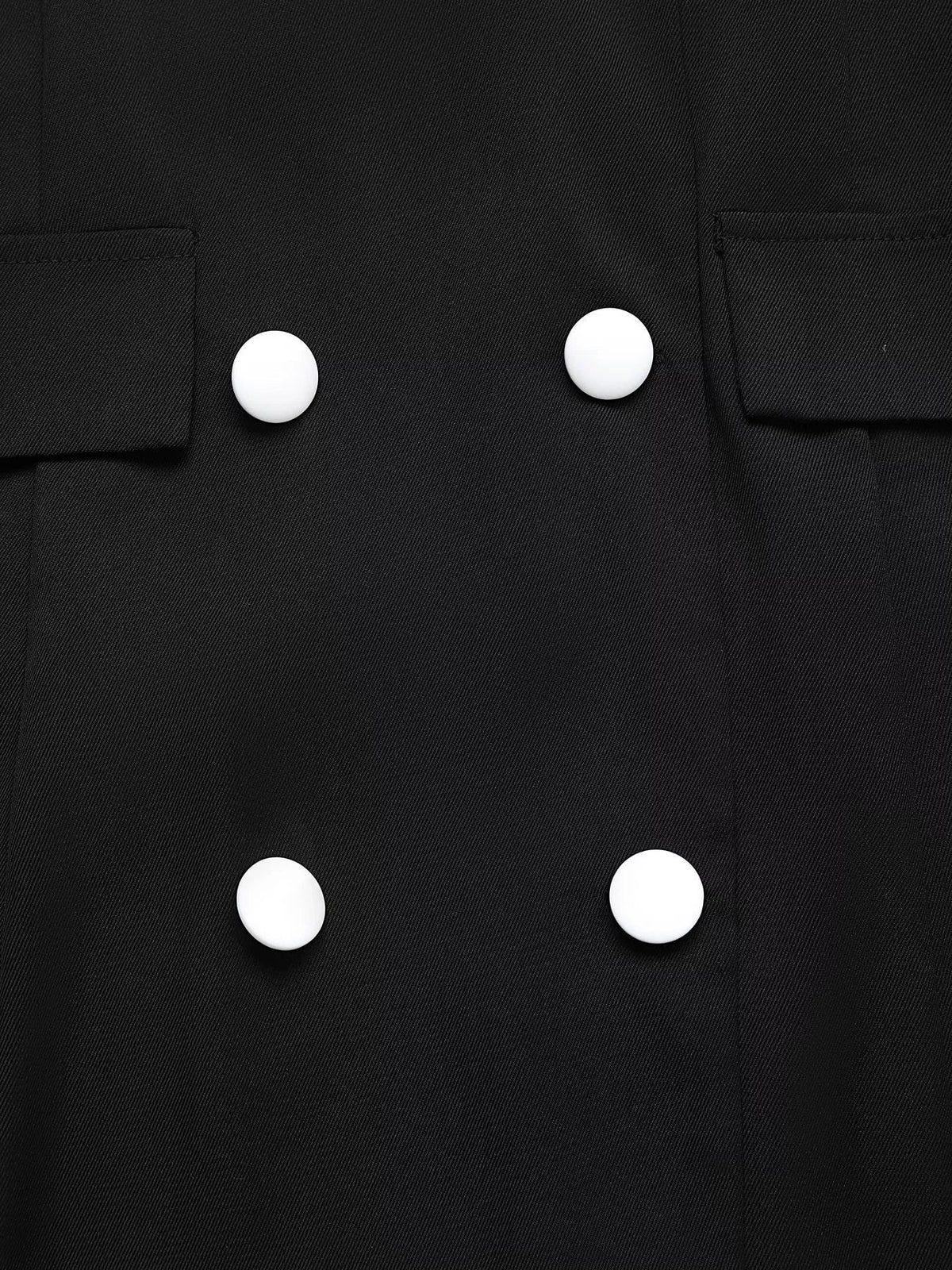 Lace Detail Double Breasted Blazer Dress