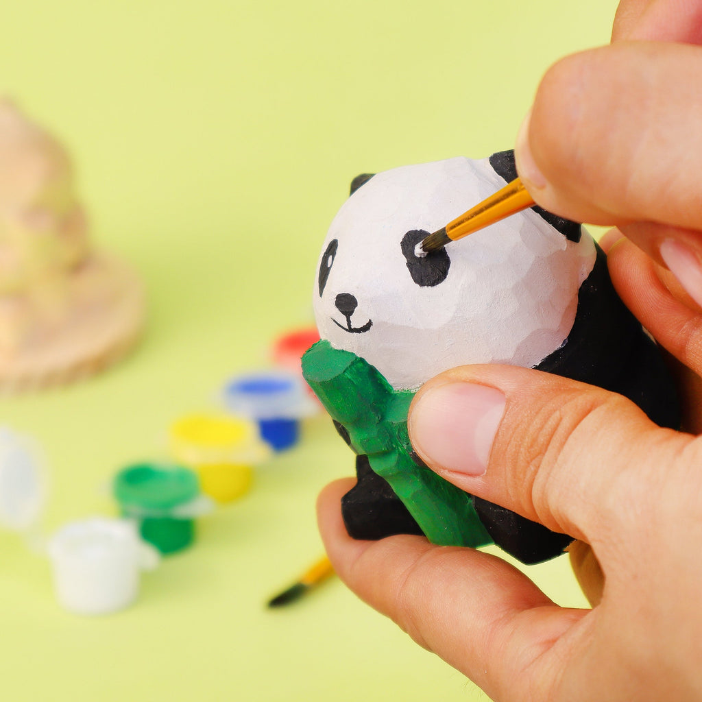 Wooden Panda Paint Kit