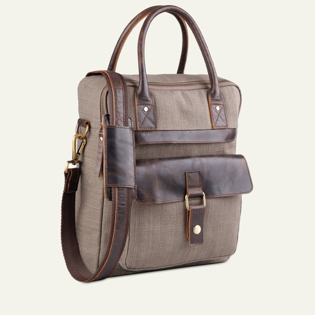 The Parker Canvas Messenger Bag