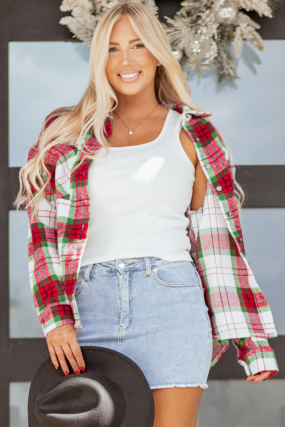 Dream Plaid Casual Flannel Shacket