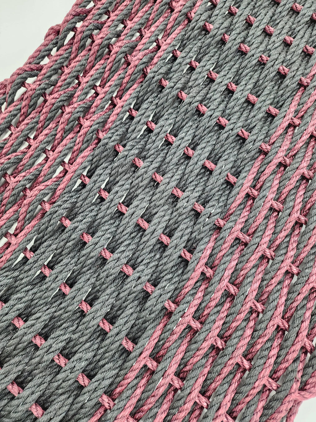 Large Double Weave Lobster Rope Mat, Vibrant Colors, Long Lasting Durable