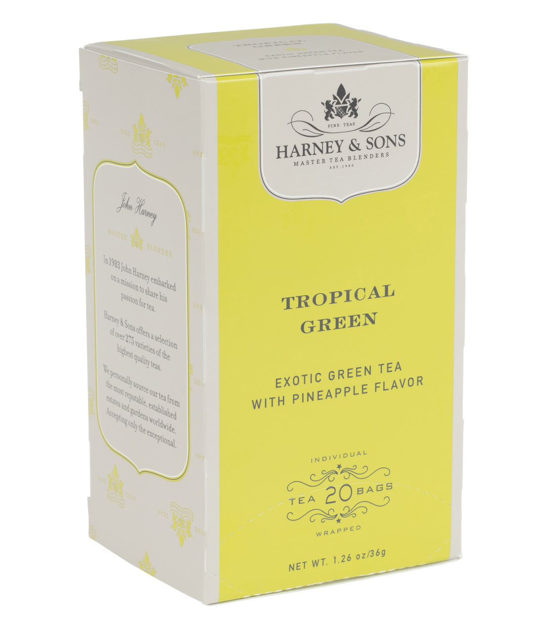 Tropical Green, Box of 20 Premium Teabags
