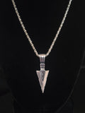 Men's Metal Arrowhead Necklace