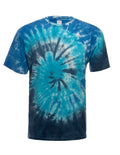 Midnight Ocean Spiral Tie ﻿Dye-Spectra USA