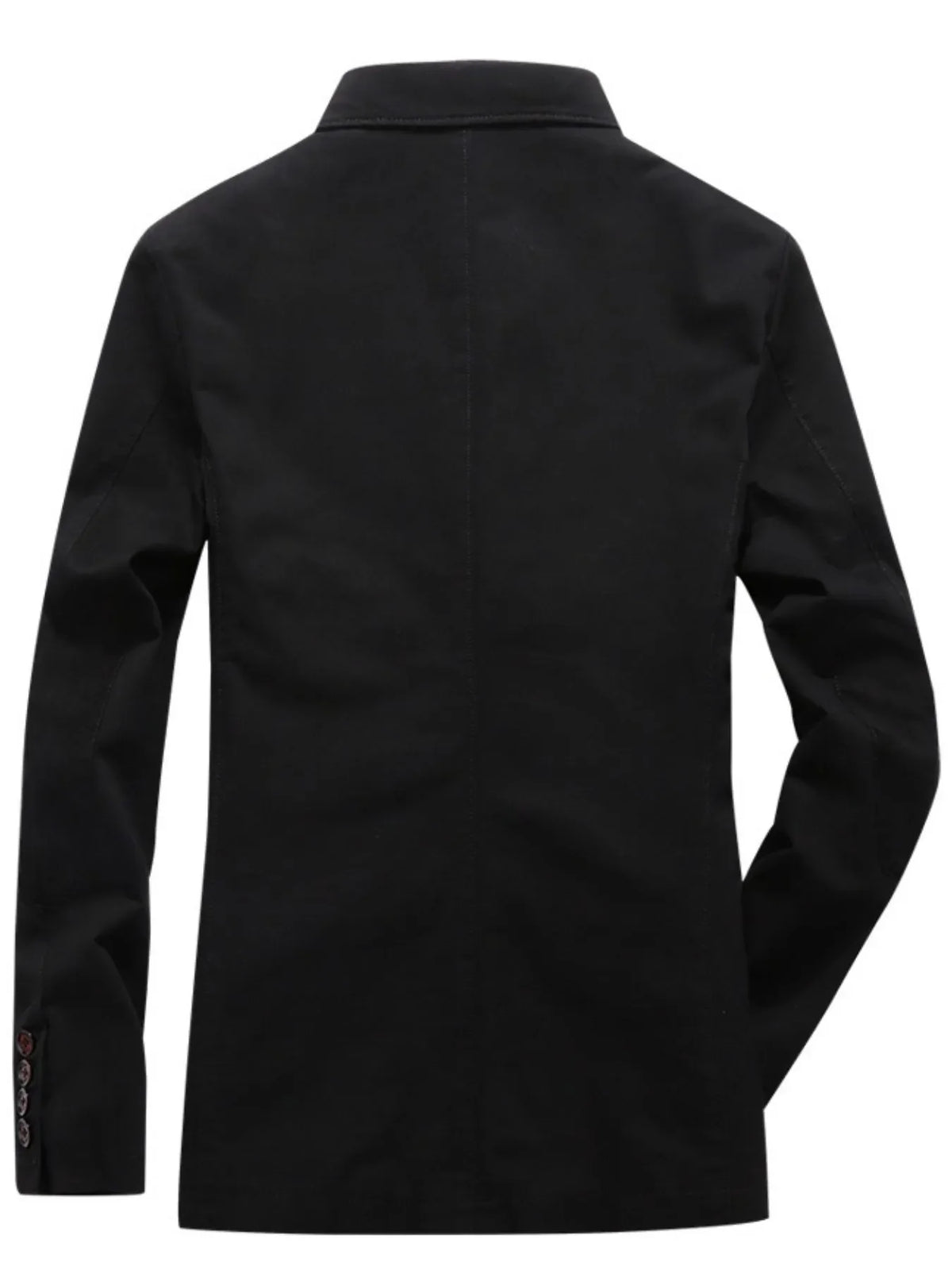 Men's Plus Size Button Up Long Sleeve Blazer