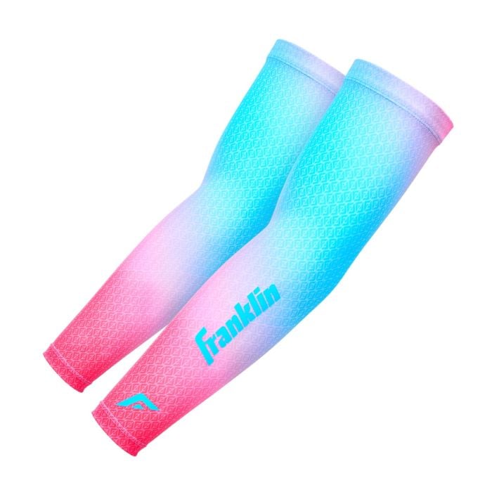 Franklin Premium Compression Arm Sleeves (2-Pack) – Performance Boost Sun Protection for Baseball Softball