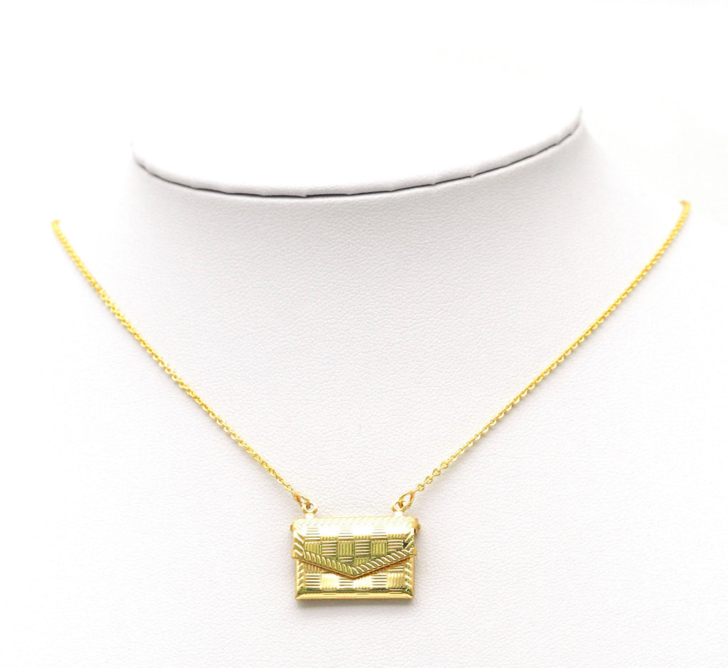 Lockets Bag Shape Pendant, Sku#FH191