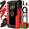 Portable 12V Car Jump Starter, Battery Charger, Air Pump (LED Display)