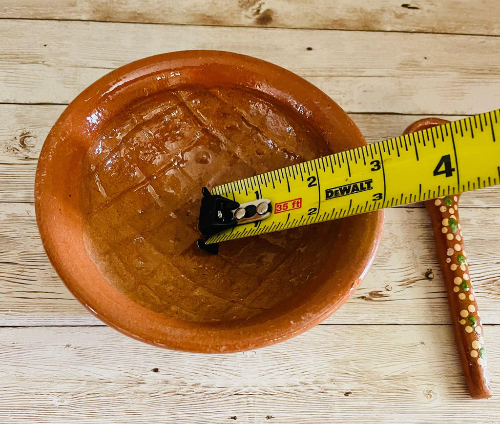 Authentic Mexican Molcajete with Spoon - Small